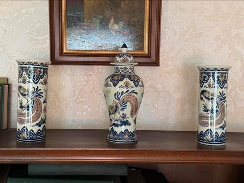 UNIEKE VAZEN SET – VIEUX-RHODES BOCH, BELGIË (JAREN 1960), Huis en Inrichting, Kasten | Dressoirs, Zo goed als nieuw, 25 tot 50 cm
