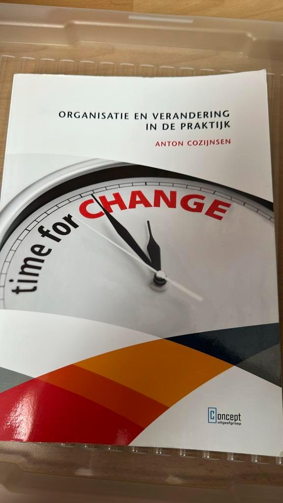 Anton Cozijnsen - Organisatie en verandering in de praktijk, Boeken, Wetenschap, Zo goed als nieuw, Sociale wetenschap, Ophalen of Verzenden