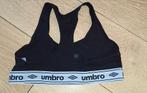 SPLINTERNIEUW ORGINELE UMBRO DAMES MERK SPORT BH
MAAT XL
KLE, UMBRO, Zwart, Nieuw, Ophalen of Verzenden