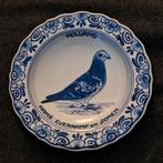 Delfts Blauw wandbordje duif, Hans Eijerkamp en Zonen, Ophalen
