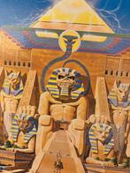Iron maiden powerslave textured hoes + lp collectes, Ophalen of Verzenden, Zo goed als nieuw