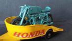 Jeep Willys Honda motor trailer Lesney Matchbox Pol, Hobby en Vrije tijd, Modelauto's | Overige schalen, Ophalen of Verzenden