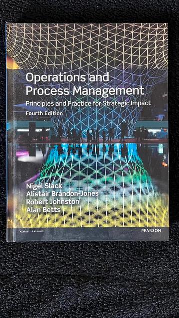 Operations and Process Management beschikbaar voor biedingen
