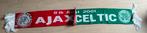 Ajax - Celtic sjaal 08-08-2001, Ophalen of Verzenden, Ajax, Vaantje of Sjaal