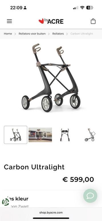 By Acre ultralight compact rollator ***NIEUW*** beschikbaar voor biedingen
