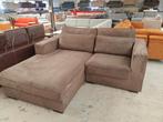 Ribstof hoekbank loungebank 210x200cm topstaat!!, ., Hoekbank, Driepersoons, Ophalen of Verzenden