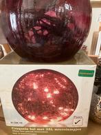 Paarse Craquele Bal Lamp - Marskramer, Ophalen of Verzenden, Zo goed als nieuw, Glas, Minder dan 50 cm