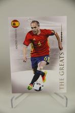 112 Andres Iniesta THE GREATS Futera Nostalgia, Nieuw, Ophalen of Verzenden, Poster, Plaatje of Sticker