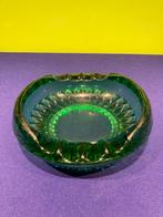 Groene glazen asbak, Antiek en Kunst, Ophalen of Verzenden