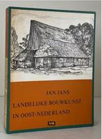 Landelijke Bouwkunst in Oost-Nederland - Jan Jans, Boeken, Ophalen of Verzenden, 20e eeuw of later, Zo goed als nieuw