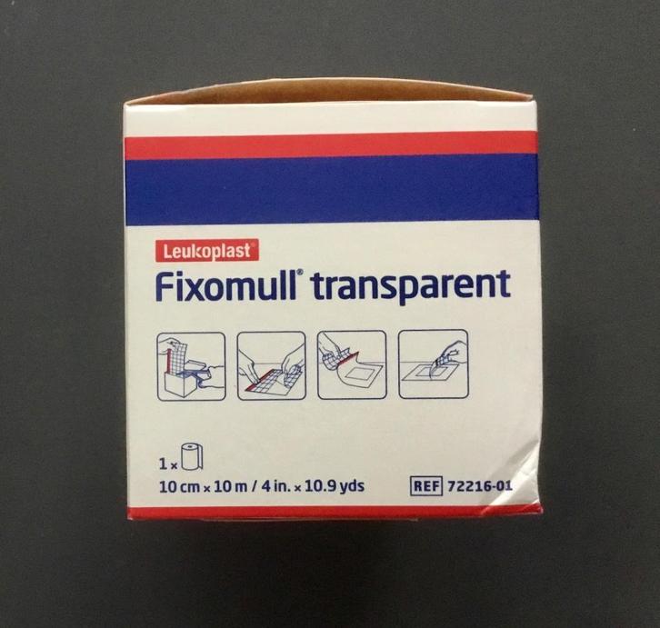 NIEUW Fixomull fixatiefolie 10m x 10cm transparant, Diversen, Verpleegmiddelen, Nieuw, Ophalen of Verzenden