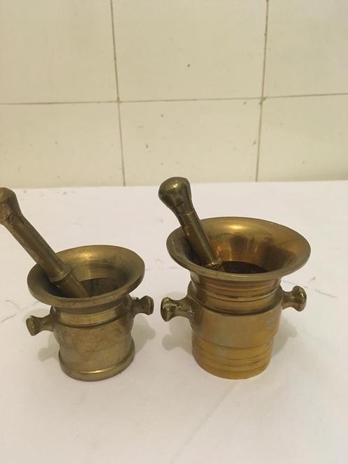 Kleine vijzels, Antiek en Kunst, Antiek | Koper en Brons, Koper, Ophalen of Verzenden