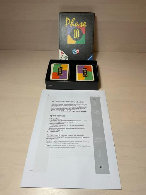 Phase10 inclusief uitgeprinte spelregels, Hobby en Vrije tijd, Gezelschapsspellen | Kaartspellen, Ophalen of Verzenden