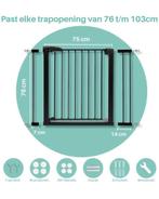 Nieuw Metalen traphekje van ZIZA 76 t/m 103cm, 100 tot 115 cm, Ophalen of Verzenden, Klemhekje, Nieuw