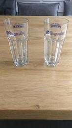 3 Hoegaarden bierglazen., Ophalen of Verzenden, Zo goed als nieuw, Bierglas