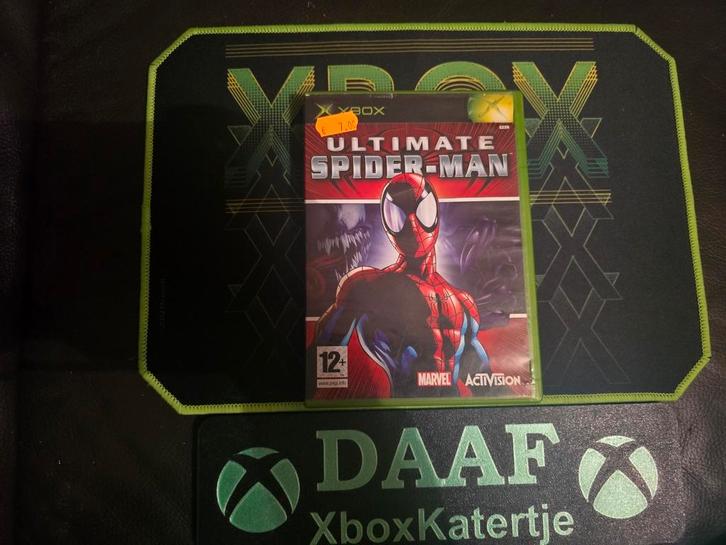 Ultimate spider-man - Xbox original &X360(cd lichte krasjes), Spelcomputers en Games, Games | Xbox Original, Gebruikt, Avontuur en Actie