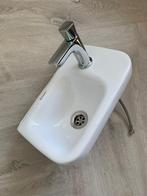 Fonteincombinatie: Duravit fontein met HansGrohe kraan, Doe-het-zelf en Verbouw, Ophalen, Zo goed als nieuw, Chroom, Kraan