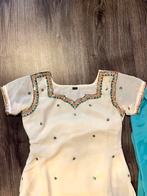 Indiase salwaar kameez maat 36, Kleding | Dames, Overige typen, Wit, Ophalen of Verzenden, Zo goed als nieuw