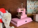 Roze kinder naaimachine- wagenschuur, Antiek en Kunst, Antiek | Speelgoed, Ophalen of Verzenden