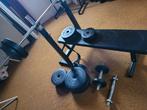 Gorilla halterbank met gewichten, Ophalen, Zo goed als nieuw, Fitnessbank