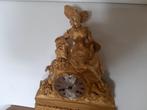 Antieke vuurvergulde franse klok., Antiek en Kunst, Antiek | Klokken, Ophalen of Verzenden