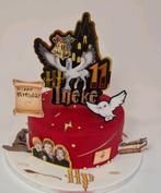 Taartsteker/Topper Harry Potter thema 14x17 cm handgemaakt, Ophalen of Verzenden, Nieuw, Taarten, Versiering