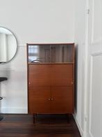 Mooie vintage kast met glazen schuifdeurtjes - antiek, Antiek en Kunst, Ophalen