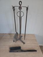 Openhaard gereedschap set - IJzer - 80cm, Ophalen, Gebruikt, Vrijstaande haard, Houthaard