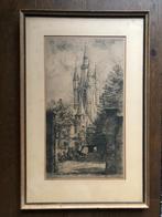 Ets Delft, W,G, Hofker, Antiek en Kunst, Kunst | Etsen en Gravures, Ophalen of Verzenden