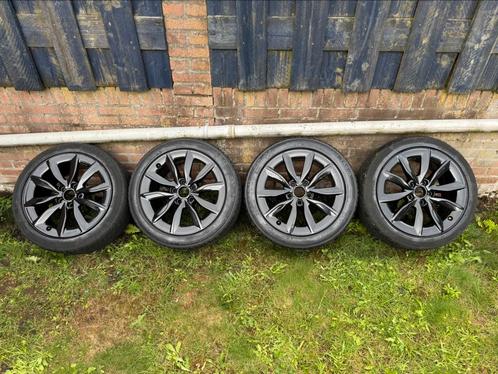 Te koop Originele Audi velgen 17 inch met Continental banden, Auto-onderdelen, Banden en Velgen, Banden en Velgen, Winterbanden