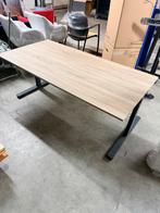 10 stuks / Verstelbaar bureau Drentea 160x80cm- Robson eiken, Ophalen of Verzenden, In hoogte verstelbaar, Gebruikt, Bureau