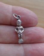 zilveren vintage bedel manneke pies Brussel [455], Overige merken, Ophalen of Verzenden, Zo goed als nieuw, 1 bedel