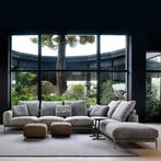 Flexform Romeo hoekbank 375x275cm stof extra Eboli, 125 cm of meer, Nieuw, Ophalen of Verzenden, Stof