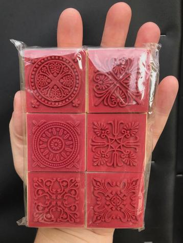 Mandala stempel om muren meubels te decoreren set vierkant  beschikbaar voor biedingen