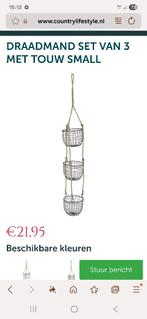 Draadmanden, Ophalen, Overige materialen, Mand, Rond