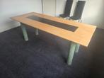 Design tafel, unikat, Huis en Inrichting, Tafels | Eettafels, Ophalen, Modern design, Glas, 200 cm of meer