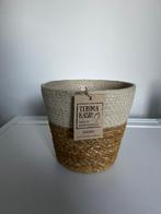 Plantenpot / bloempot, 19 cm jute, NIEUW met labels, Overige materialen, Rond, Ophalen of Verzenden, Binnen