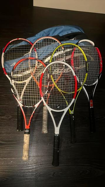 6 rackets + tas combi deal