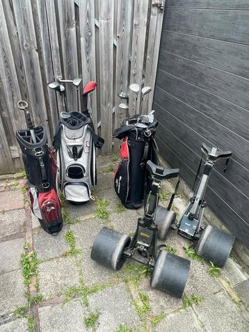 Golfsets - golftassen - drivers - trolley’s beschikbaar voor biedingen