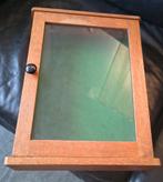 Vintage Vitrinekastje met Glazen Deur, Huis en Inrichting, Kasten | Vitrinekasten, Ophalen, Minder dan 50 cm, Glas, Vintage