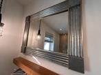 Spiegel industrieel staal, Huis en Inrichting, Woonaccessoires | Spiegels, Ophalen, Rechthoekig, Minder dan 50 cm, Minder dan 100 cm