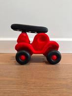 Rubbabu Brandweerauto - Zacht en veilig speelgoed, Ophalen of Verzenden, Zo goed als nieuw, Duwvoertuig