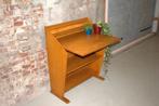 Vintage secretaire, retro, mid century, klapbureau, kast, Ophalen of Verzenden, Zo goed als nieuw
