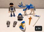 Playmobil blauwe ridder te paard als nieuw, Ophalen of Verzenden, Zo goed als nieuw, Complete set
