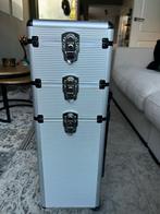 Kapperskoffer - Goede Staat, Gebruikt, Ophalen of Verzenden, Grijs, Met slot