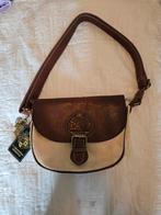 L' Argentina schoudertas nieuw! met leer en canvas., Sieraden, Tassen en Uiterlijk, Tassen | Damestassen, Ophalen of Verzenden