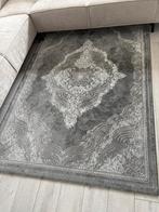 Vloerkleed grijs met wit, Ophalen, Wit, 150 tot 200 cm, 200 cm of meer