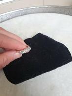 Zilveren ring met steentjes, Ophalen of Verzenden, Ring