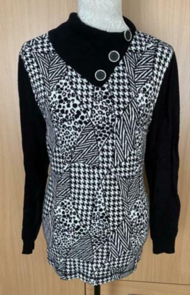 Trui maat 40 van Hajo, Kleding | Dames, Truien en Vesten, Nieuw, Maat 38/40 (M), Zwart, Ophalen of Verzenden