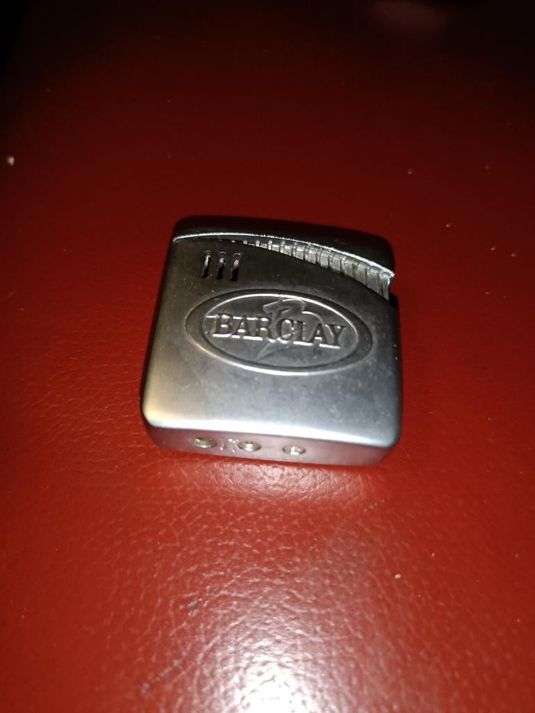 Barclay aansteker, Verzamelen, Rookartikelen, Aanstekers en Luciferdoosjes, Ophalen of Verzenden, Gebruikt, Aansteker